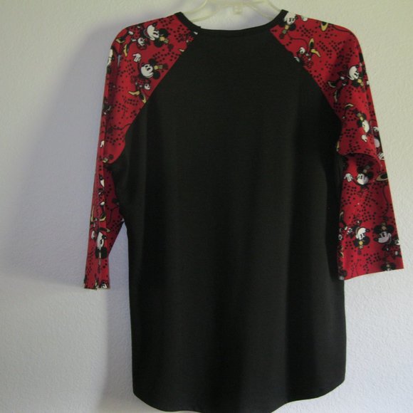 Minnie Mouse Raglan Top by LuLaRoe. New. Size M. 3/4 Sleeve - Picture 6 of 6
